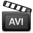 video, Avi DarkSlateGray icon