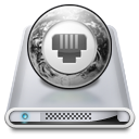 network, offline Silver icon