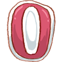 Opera, Browser IndianRed icon