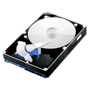 Hp, hard disk, hard drive, Hdd Black icon