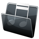 Dock, Folder, music, Hp DarkSlateGray icon