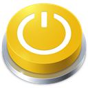 standby, button, perspective Goldenrod icon
