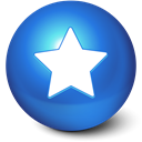 Ball, cute, Favorite RoyalBlue icon