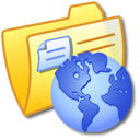 yellow, Folder, web Black icon