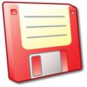 Disk, red, disc, Floppy, save Tomato icon