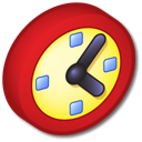 history, time, Alarm, alarm clock, Clock Firebrick icon