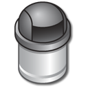 Bin, Empty, recycle, Blank Black icon