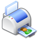 Print, printer Black icon