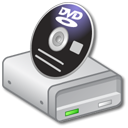 Dvd, disc, drive Black icon