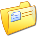 Folder, yellow Khaki icon