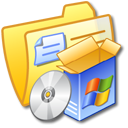 yellow, Folder, software Black icon