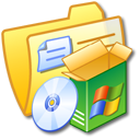 yellow, Folder, software Black icon