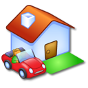 Building, house, Home, homepage Black icon