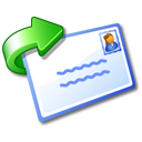 mail, envelop, Letter, Message, Email Black icon