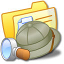 yellow, Explorer, Folder DarkGray icon