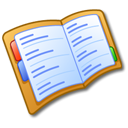 read, reading, Address, Book Black icon