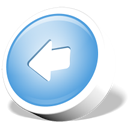 Arrow, Backward, webdev, previous, Back, prev, Left CornflowerBlue icon