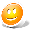 smile, Emotion, Emoticon, webdev, happy DarkOrange icon