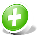 Add, plus, webdev LimeGreen icon