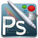 Ps, photoshop DarkSlateGray icon