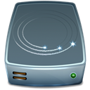 Externe, hard drive, hard disk, Hdd DimGray icon