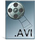 video, Avi LightSlateGray icon