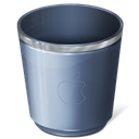 Empty, recycle bin, Trash, Blank DarkSlateGray icon