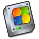 hard drive, window Black icon