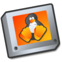 Folder, linux Black icon