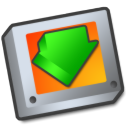 Folder, Downloads Black icon