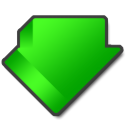 fall, Down, Descend, descending, download, Decrease LimeGreen icon