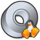 Cdrom, linux, Knoppix Gainsboro icon