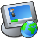 Computer, network CornflowerBlue icon