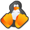 linux Black icon