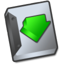 downloaded, document, paper, File Black icon