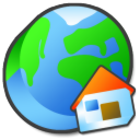 internet, homesite LimeGreen icon