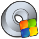 window, Cdrom Gainsboro icon