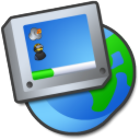 virtual, Desktop RoyalBlue icon