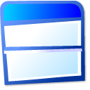 Bottom, view, Top LightCyan icon