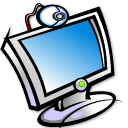 monitor, Computer, screen, Display Black icon