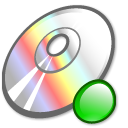 mount, Cdrom Black icon