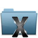 os x, Folder Black icon