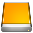 External, drive Orange icon