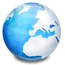 world, globe, planet, earth LightSkyBlue icon