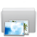 pic, Folder, picture, Graphite, image, photo LightGray icon