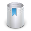 Full, Trash, recycle bin Silver icon