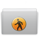 Folder, public, Graphite Silver icon