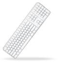 Apple, Keyboard WhiteSmoke icon