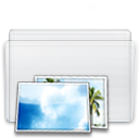 Folder, picture, pic, photo, image WhiteSmoke icon