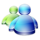 Msn, Messenger Black icon